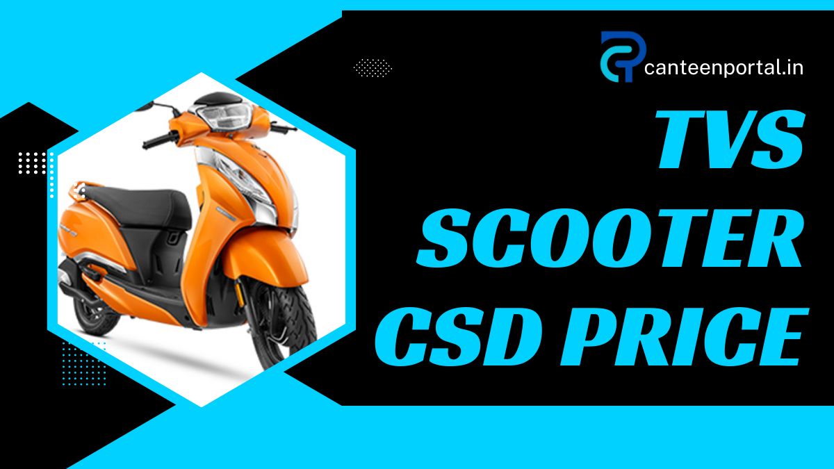 CSD TVS Scooter Price List