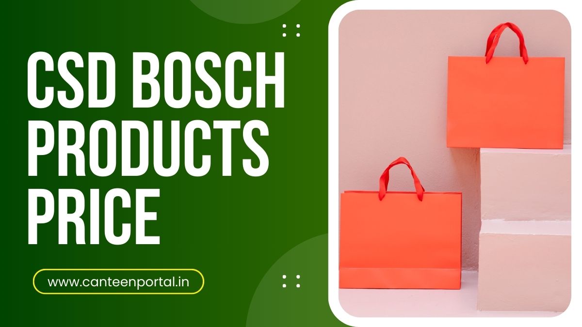 CSD Bosch Products Price