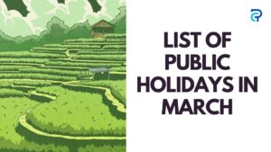 Public Holidays in March 2025