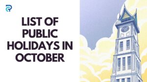 Public Holidays in October 2025